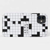 Kreuzworträtsel Case-Mate iPhone Hülle (Rückseite (Horizontal))