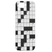 Kreuzworträtsel Case-Mate iPhone Hülle (Rückseite/rechts)
