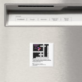 Kreuzworträtsel der Liebe Magnet (In Situ (Geschirrspüler))
