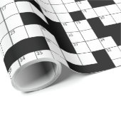 Kreuzworträtsel-Entwurfspapier Geschenkpapier (Rolleneckpunkt)