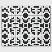 Kreuzworträtsel-Entwurfspapier Geschenkpapier (Flach)