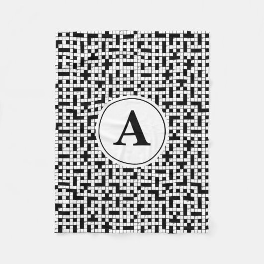 Kreuzworträtsel Fleecedecke (Vorderseite)