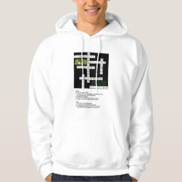 Kreuzworträtsel für Fußballfans Hoodie