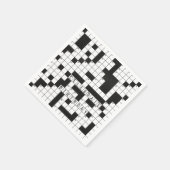 Kreuzworträtsel für Geburtstagsparty Serviette (Ecke)