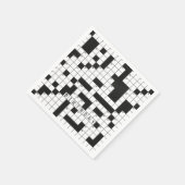 Kreuzworträtsel für Geburtstagsparty Serviette (Ecke)