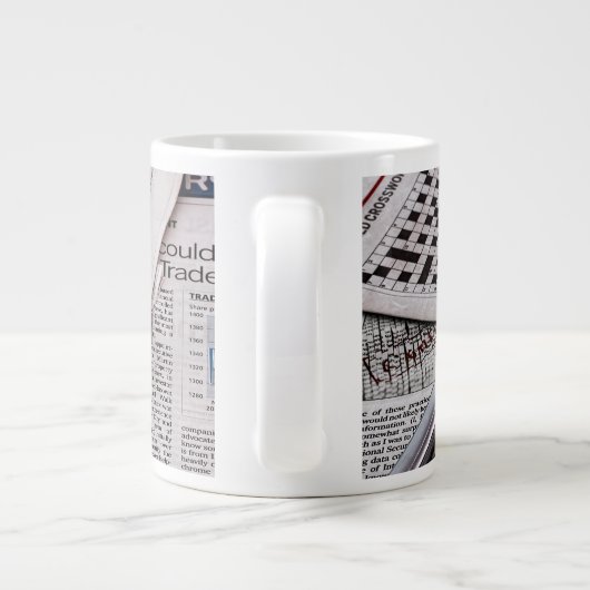 Kreuzworträtsel-Genie Jumbo-Tasse (Rückseite)