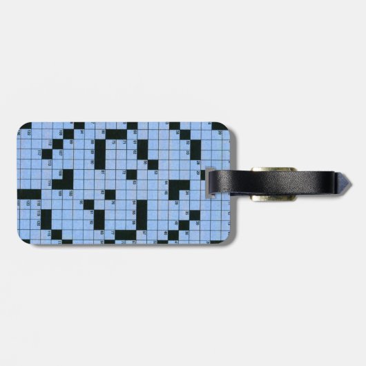 Kreuzworträtsel Gepäckanhänger (Rückseite horizontal)