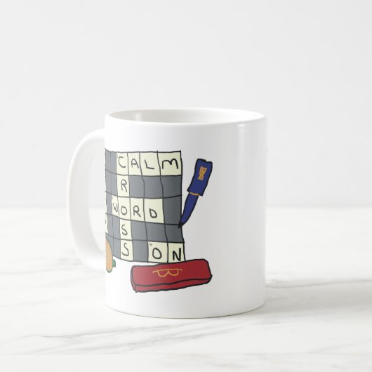 Kreuzworträtsel Kaffeetasse (Vorderseite Links)