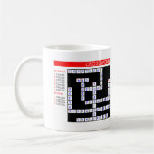 Kreuzworträtsel können frustrierend sein kaffeetasse (Links)