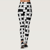 Kreuzworträtsel Leggings (Rückseite)