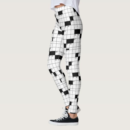 Kreuzworträtsel-Leggings Leggings (Links)