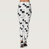 Kreuzworträtsel-Leggings Leggings (Rückseite)