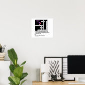 Kreuzworträtsel Liebe Poster (Heimbüro)