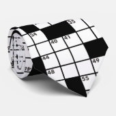 Kreuzworträtsel-Liebhaber-Krawatte Krawatte (Gerollt)