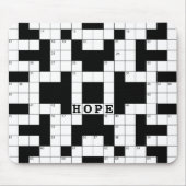 Kreuzworträtsel Mousepad (Vorne)