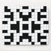 Kreuzworträtsel Mousepad (Vorne)