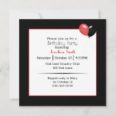 Kreuzworträtsel-Party Einladung (Rückseite)