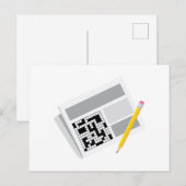 Kreuzworträtsel Postkarte (Vorne/Hinten)