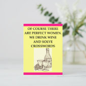 Kreuzworträtsel Postkarte (Stehend Vorderseite)