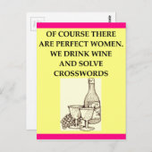 Kreuzworträtsel Postkarte (Vorne/Hinten)