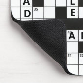 Kreuzworträtsel Puzzle Car Deposité Mousepad (Ecke)