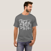 Kreuzworträtsel Puzzle Grumpy Vokabular Spaß T-Shirt (Vorne ganz)