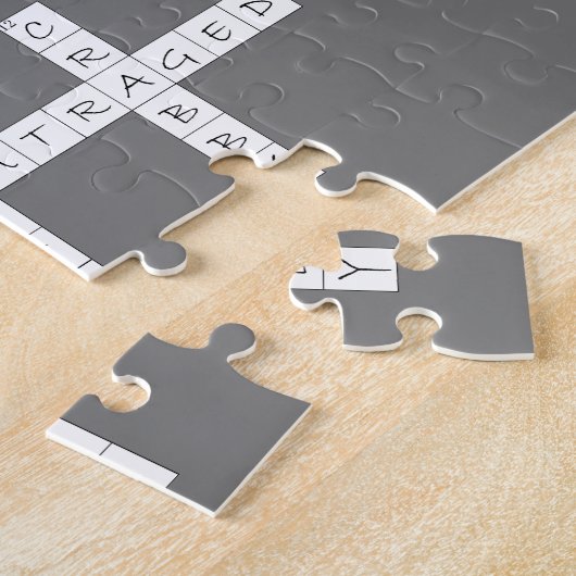 Kreuzworträtsel Puzzle Semantics Spaß grau (Seite)