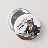 Kreuzworträtsel Puzzle Suduko Kreuzworträtsel Button (Vorne & Hinten)