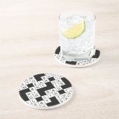 Kreuzworträtsel Sandstein Untersetzer (Seite)