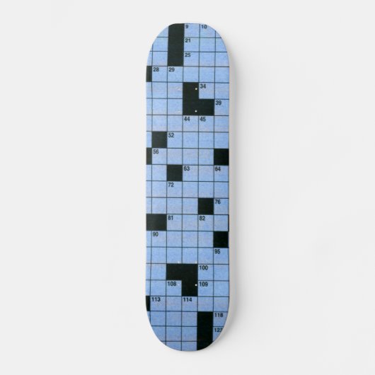 Kreuzworträtsel Skateboard (Vorderseite)