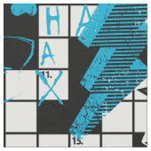 Kreuzworträtsel Stoff (Nahaufnahme)