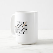 Kreuzworträtsel-Tasse Kaffeetasse (Vorderseite Links)