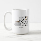 Kreuzworträtsel-Tasse Kaffeetasse (Links)