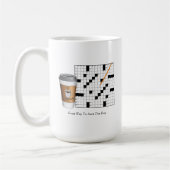 Kreuzworträtsel-Tasse Kaffeetasse (Links)