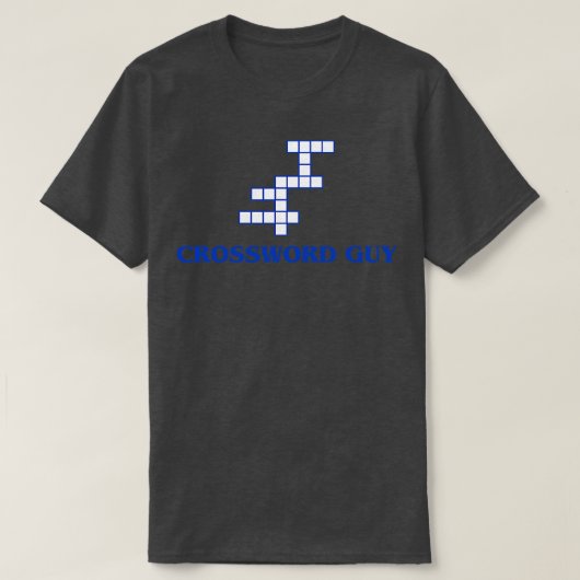 Kreuzworträtsel-Typ T-Shirt (Design vorne)