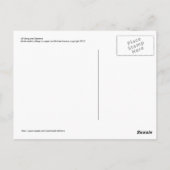 Kreuzworträtsel und Angel Postkarte (Rückseite)