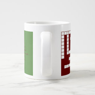 Kreuzworträtselkaffee-Tasse Jumbo-Tasse