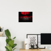 Kreuzzug bei Rotlicht: Dunkle Fantasy-Kriegszeit b Poster (Heimbüro)
