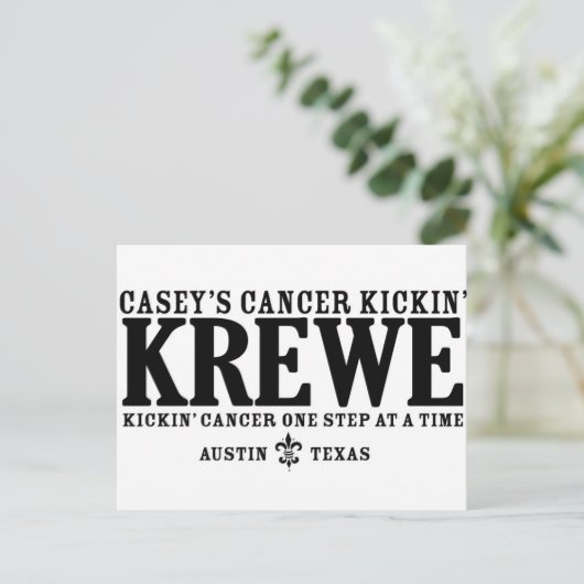 Krewe Postkarten (Stehend Vorderseite)