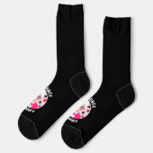 Kribbage granny - lustige Kribage Socken (Linkes Detail)