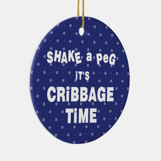 Kribbage Keramik Ornament (Rechts)