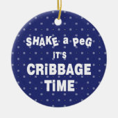 Kribbage Keramik Ornament (Vorne)