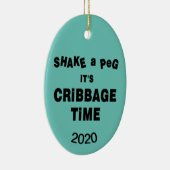 Kribbage Keramik Ornament (Rechts)