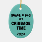 Kribbage Keramik Ornament (Vorne)