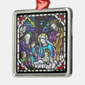 Kribbeldruck Ornament Aus Metall (Links)