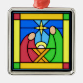 Kribbeln aus Glas Ornament Aus Metall (Vorne)