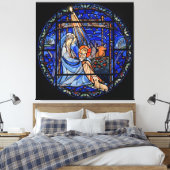 Kribbeln im Glass Leinwanddruck (Insitu (Schlafzimmer))