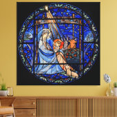 Kribbeln im Glass Leinwanddruck (Insitu (Wohnzimmer))