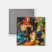 Kribbeln im Glass Magnet (Vorderseite/Rückseite)