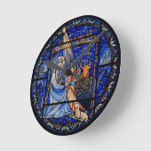 Kribbeln im Glass Runde Wanduhr (Winkel)